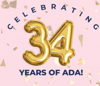Celebrating 34 years of ADA 
